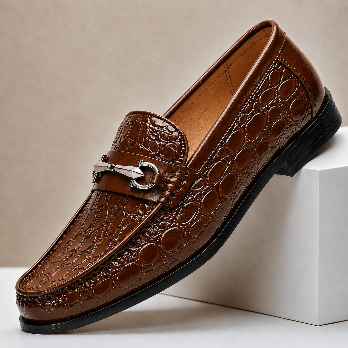 Mocassins Dorvaro en Cuir Embossé