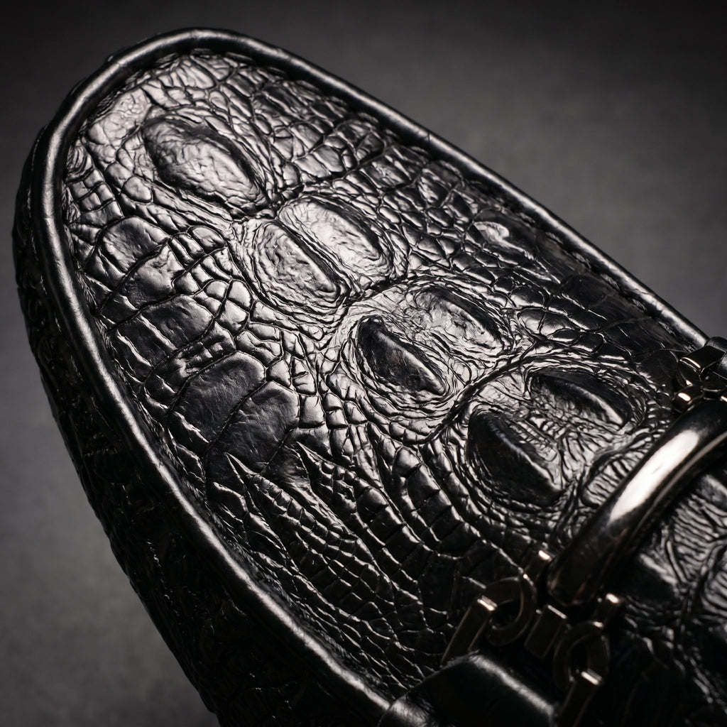 Mocassins Vareno Effet Crocodile