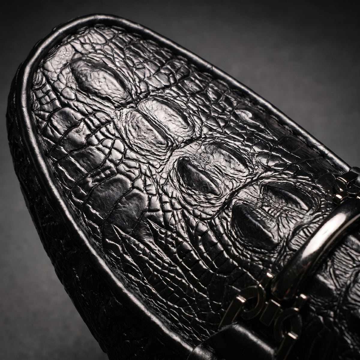 Mocassins Vareno Effet Crocodile