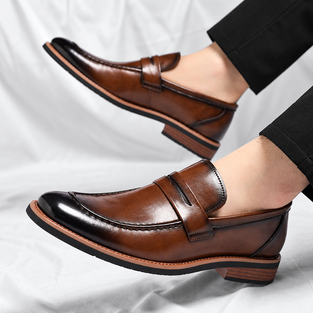 Mocassins Veneto en Cuir Italien
