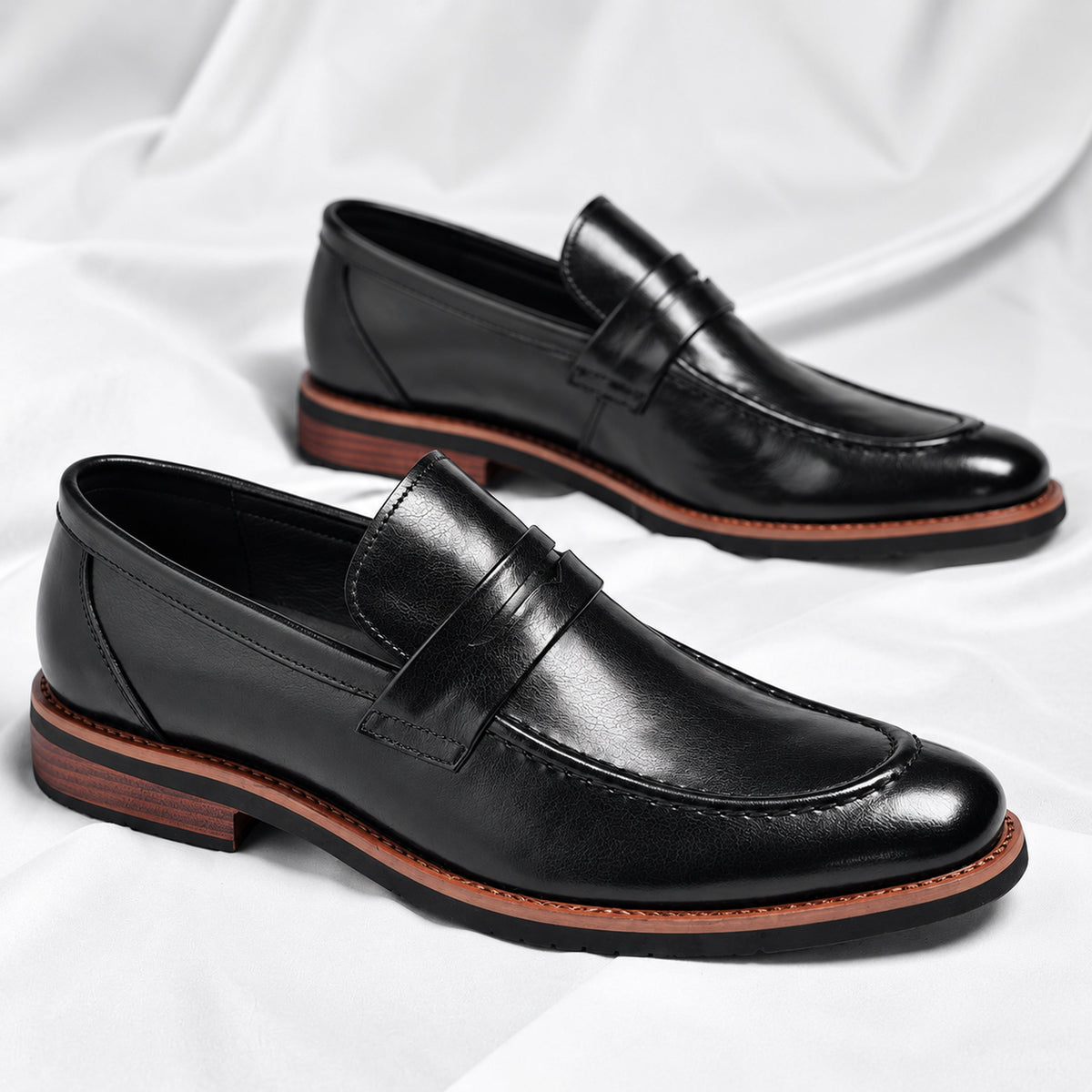 Mocassins Veneto en Cuir Italien