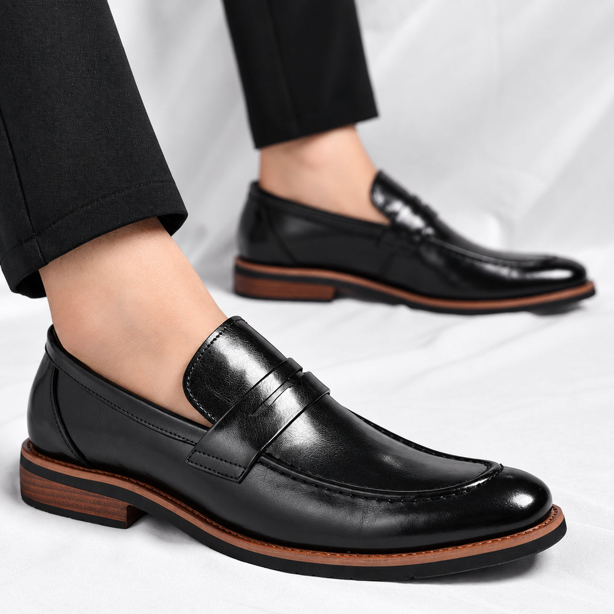 Mocassins Veneto en Cuir Italien