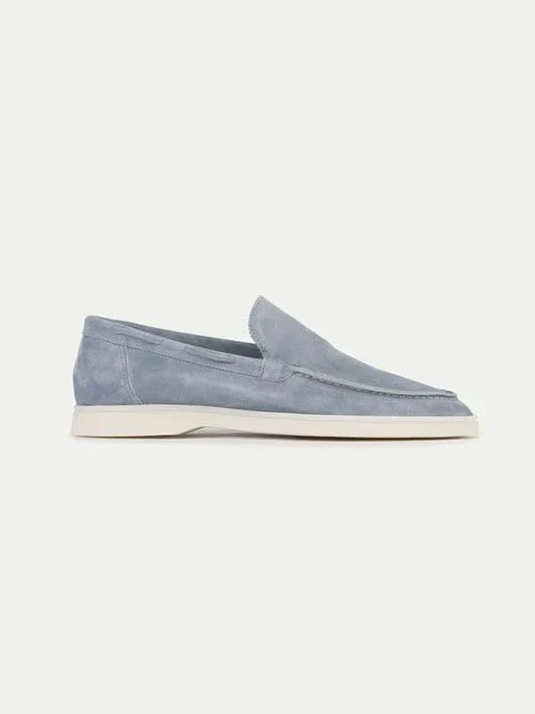 Mocassin Classique en Daim – Bordeaux