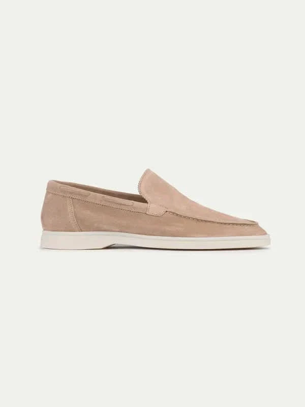 Mocassin Classique en Daim – Vert d'eau