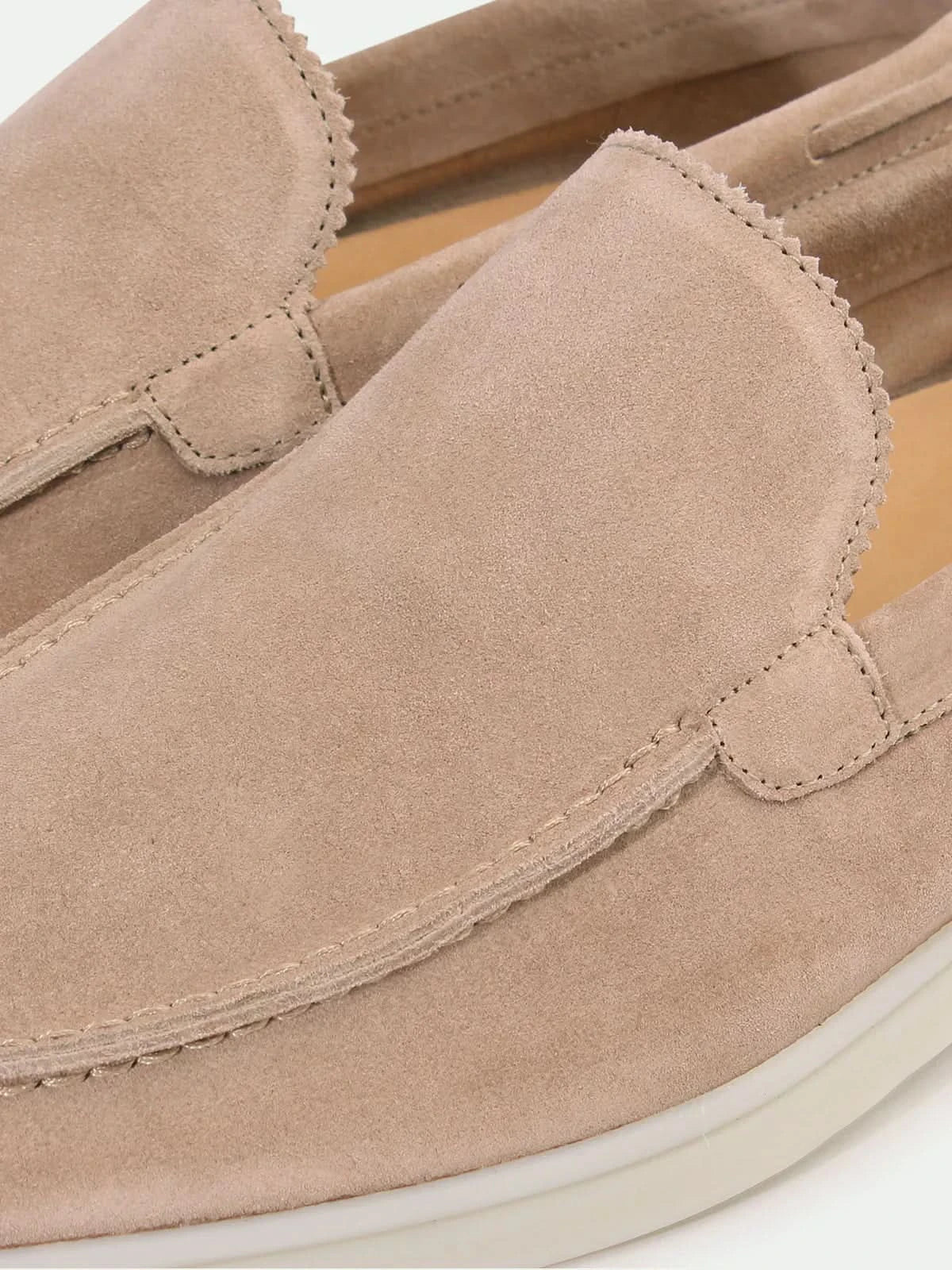 Mocassin Classique en Daim – Beige