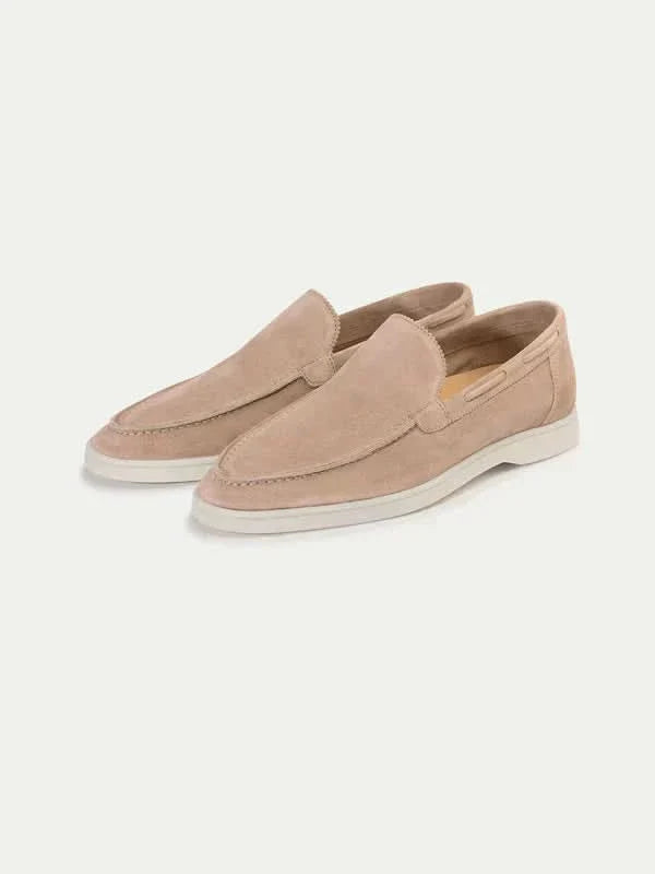 Mocassin Classique en Daim – Beige