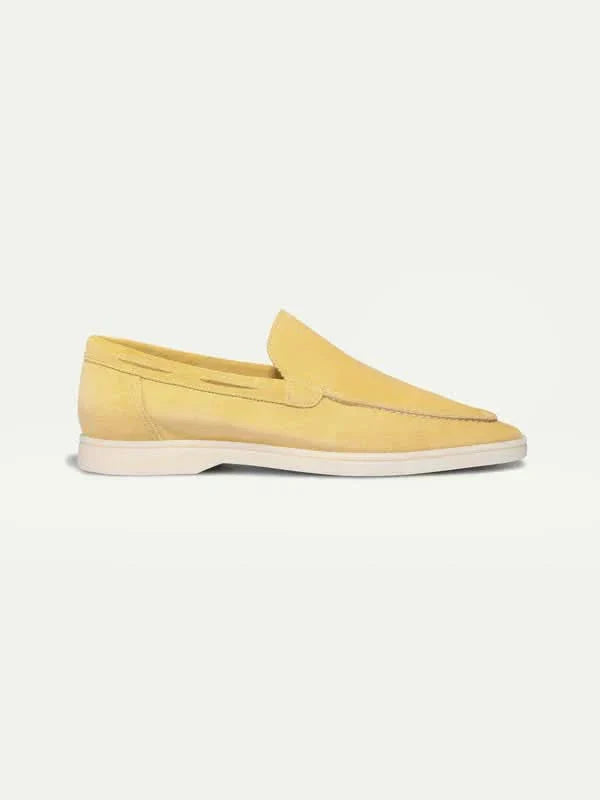 Mocassin Classique en Daim – Gris clair