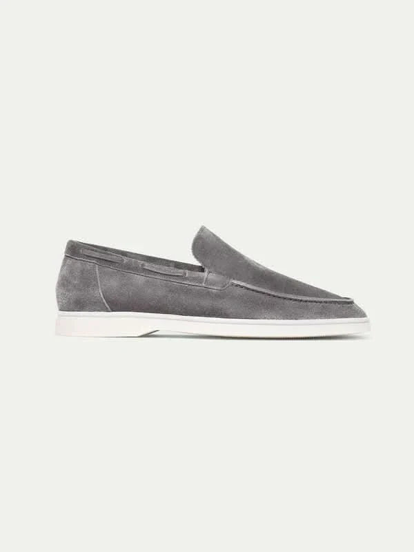 Mocassin Classique en Daim – Gris