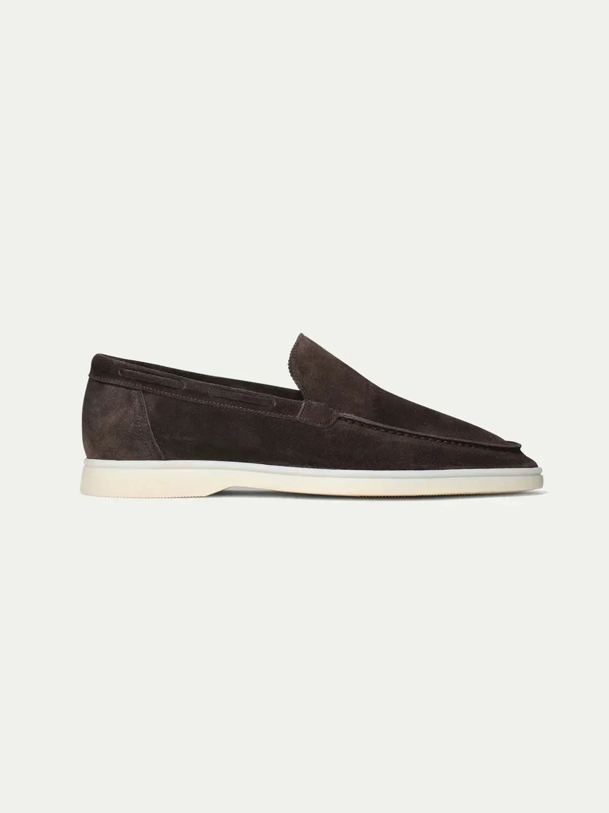 Mocassin Classique en Daim – Bleu océan
