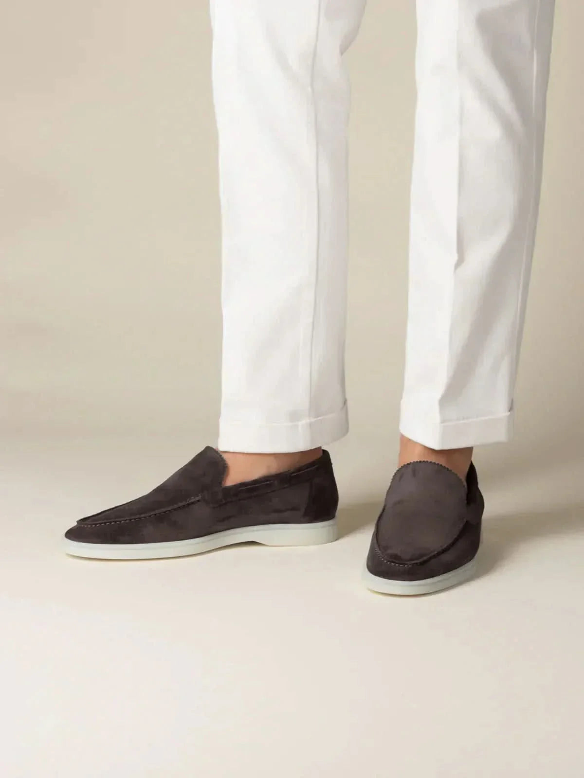 Mocassin Classique en Daim – Marron