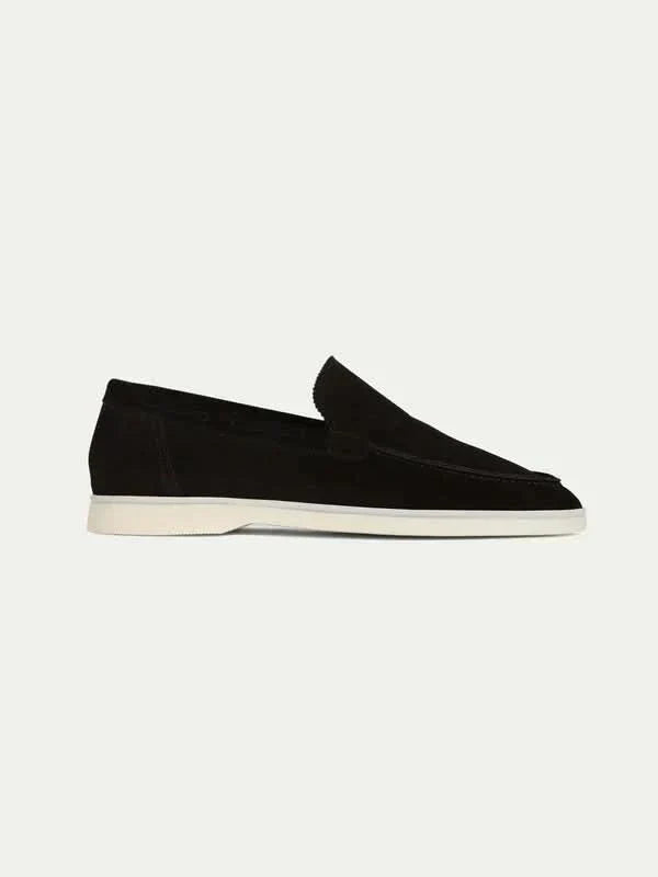 Mocassin Classique en Daim – Noir