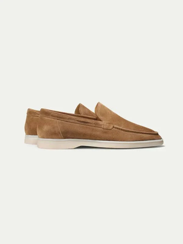 Mocassin Classique en Daim – Sable