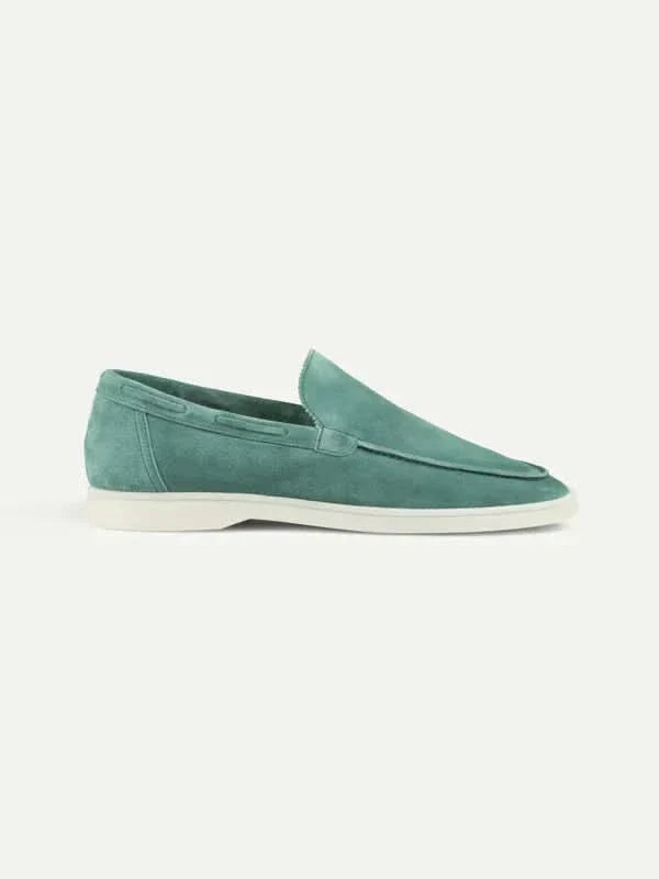 Mocassin Classique en Daim – Gris