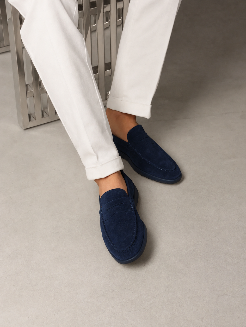 Mocassin Driver Riviera – Bleu marine