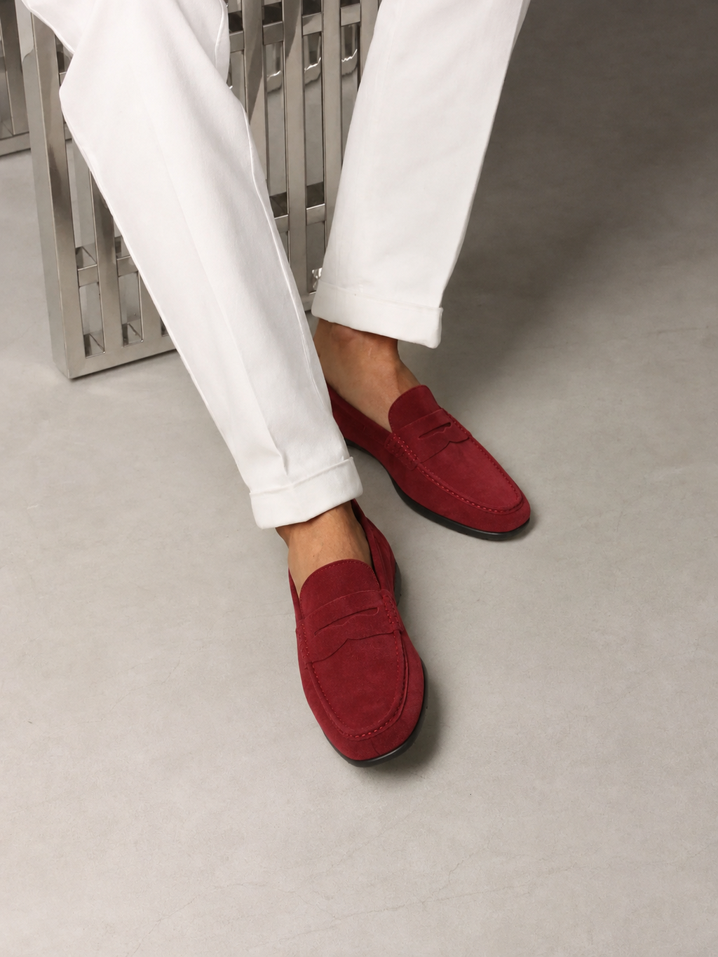 Mocassin Driver Riviera – Rouge