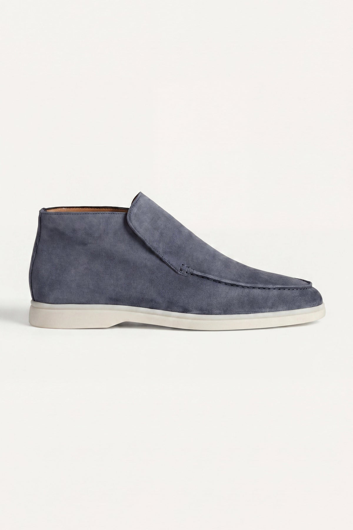 Mocassin Monaco en Daim – Turquoise