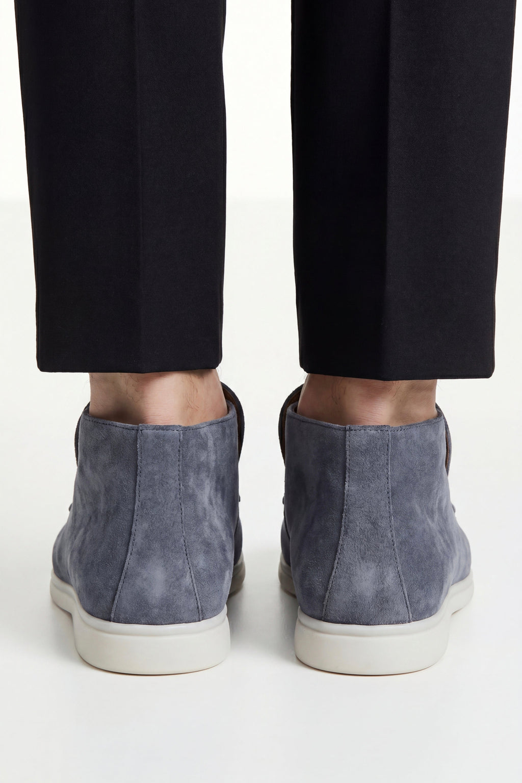 Mocassin Monaco en Daim – Bleu