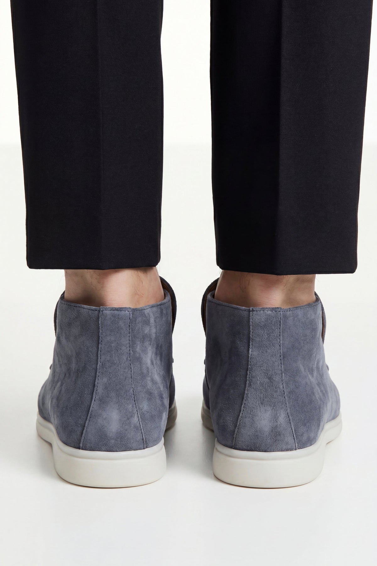 Mocassin Monaco en Daim – Bleu