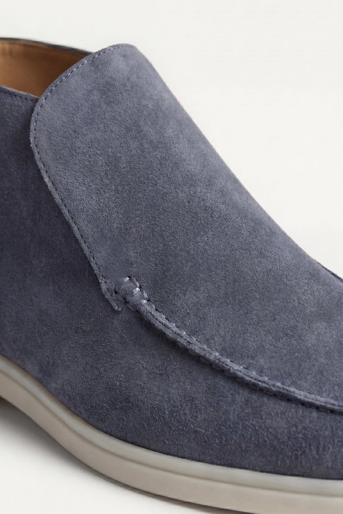 Mocassin Monaco en Daim – Bleu