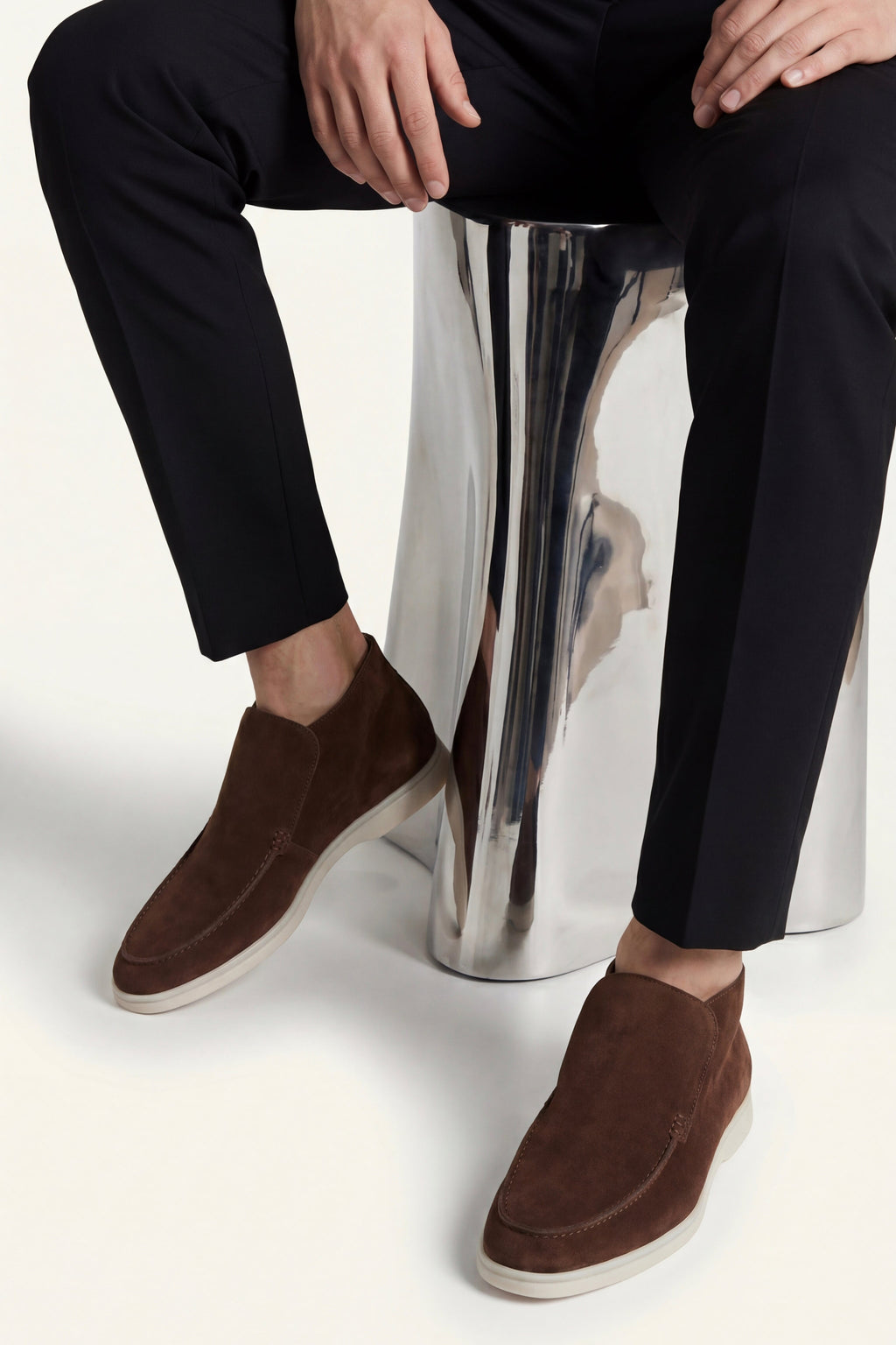 Mocassin Monaco en Daim – Marron