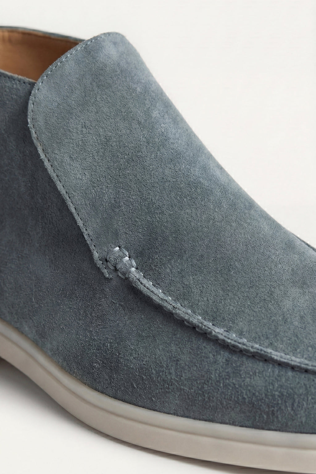 Mocassin Monaco en Daim – Vert menthe