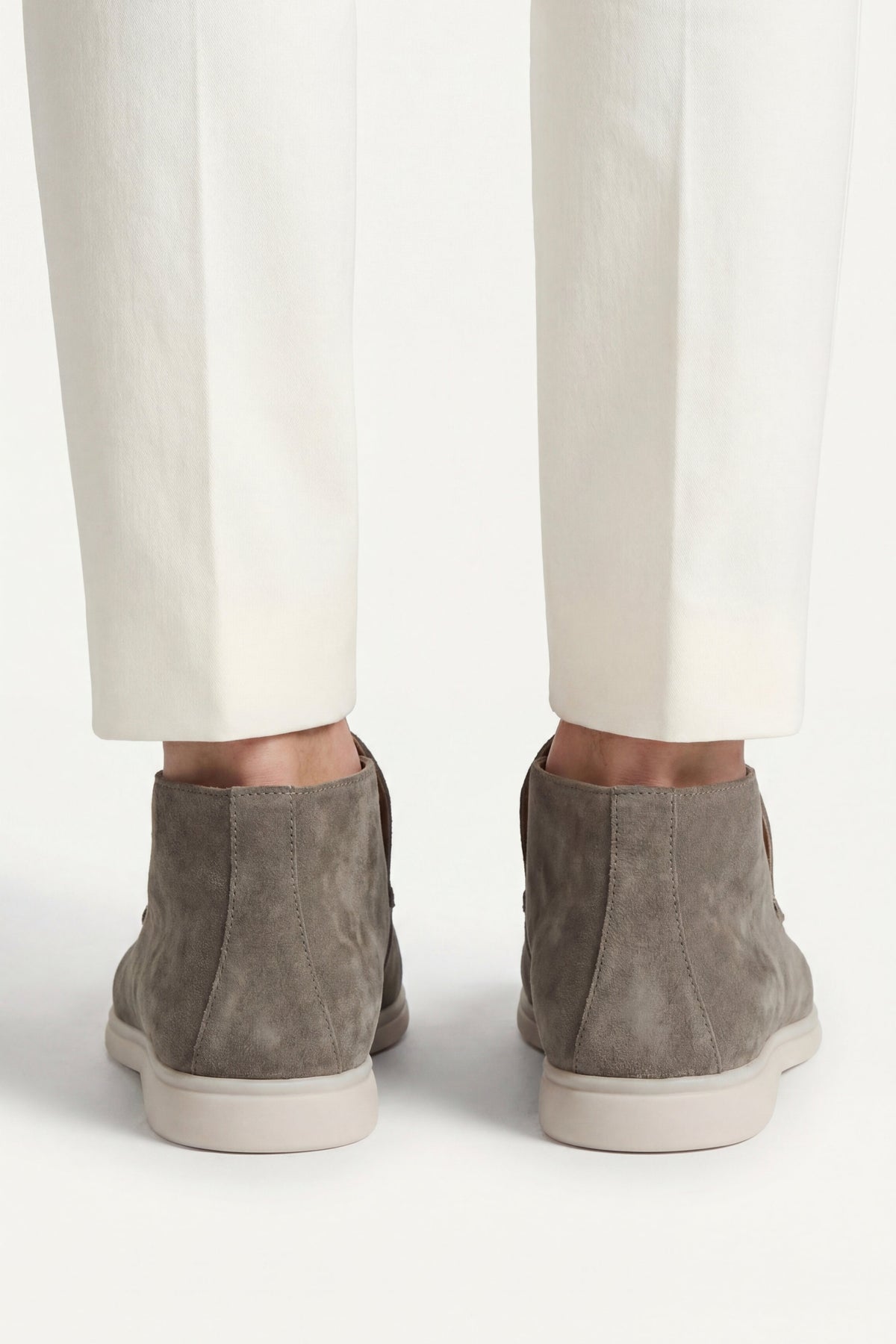 Mocassin Monaco en Daim – Vert olive