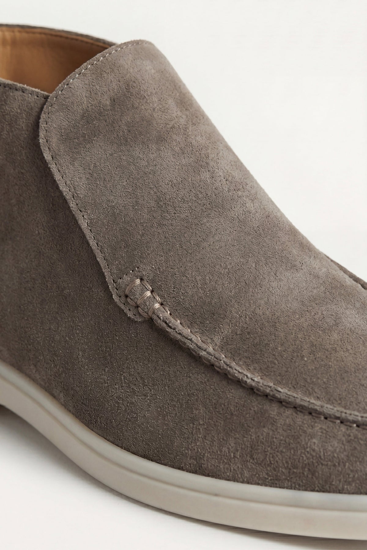 Mocassin Monaco en Daim – Vert olive