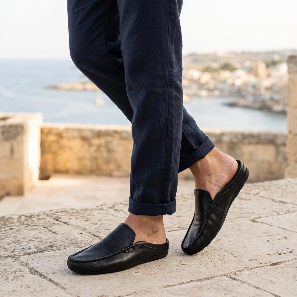 Mocassin Mule Cetara en Cuir