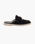 Mocassin Mule Mediterraneo en Daim – Noir
