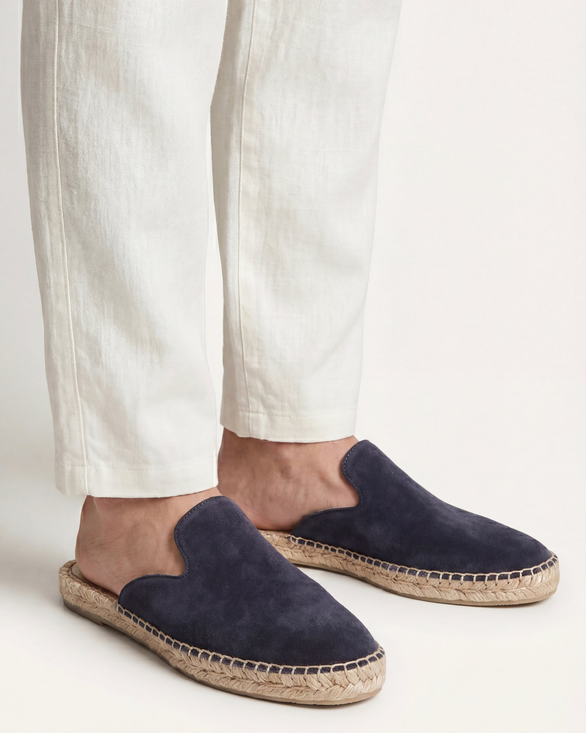 Mocassin Mule Portofino Yacht – Bleu marine