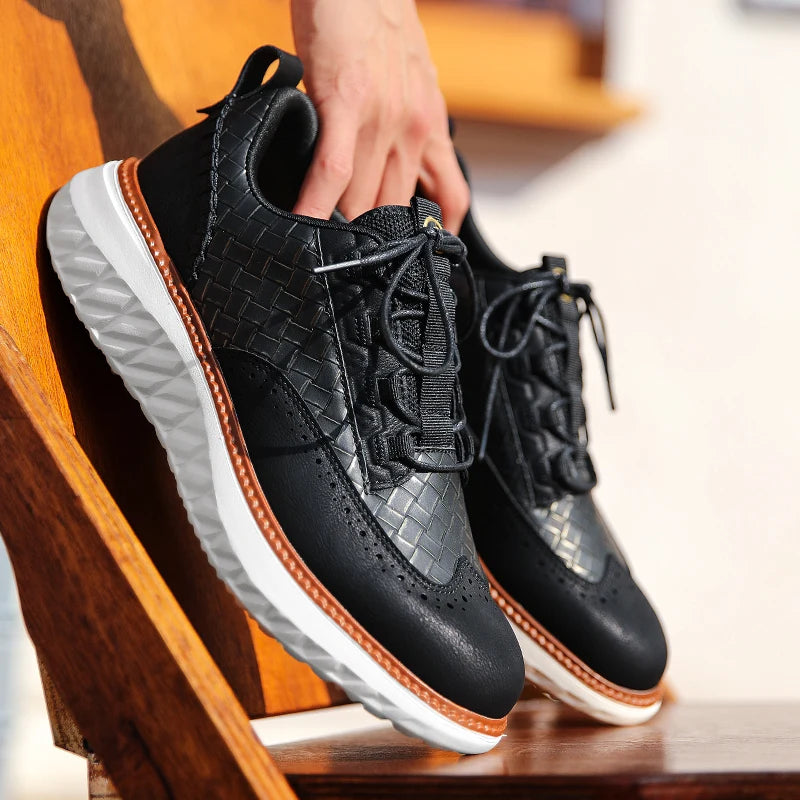 Sneakers Oxford Ridge en Cuir