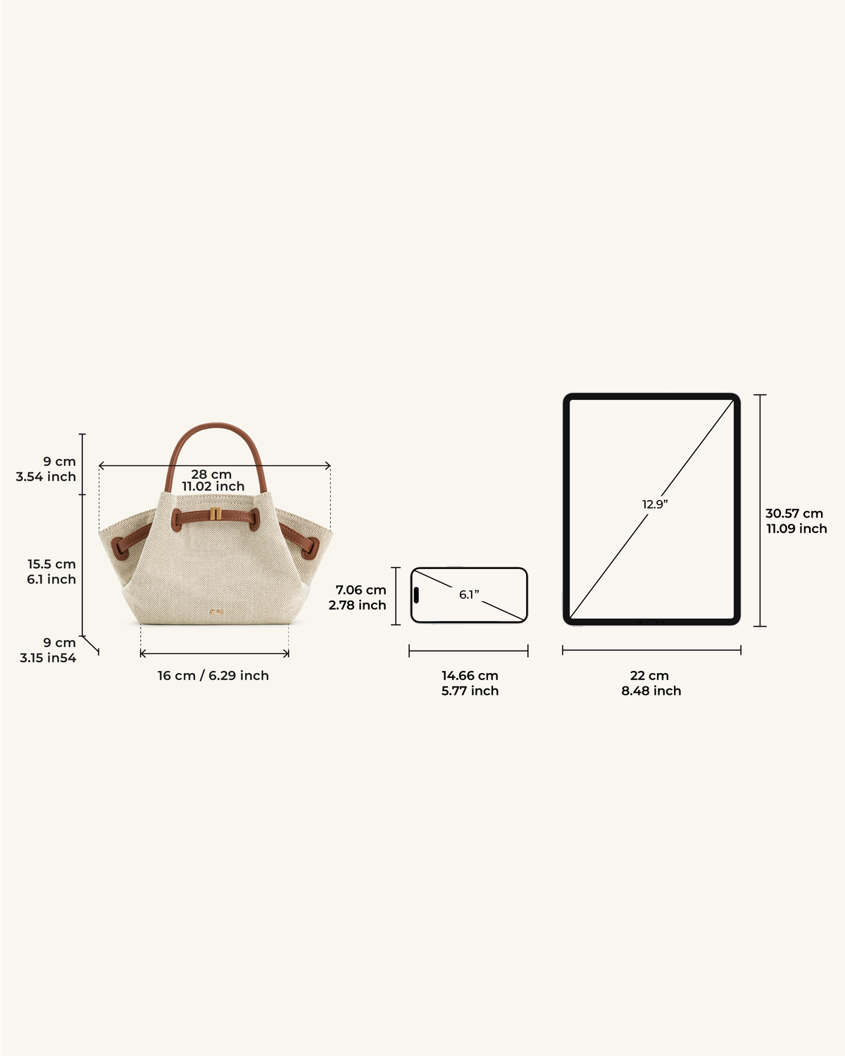 SAC KATELLE RAFFIA