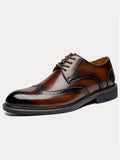 Chaussures Brogue Wingtip en Cuir