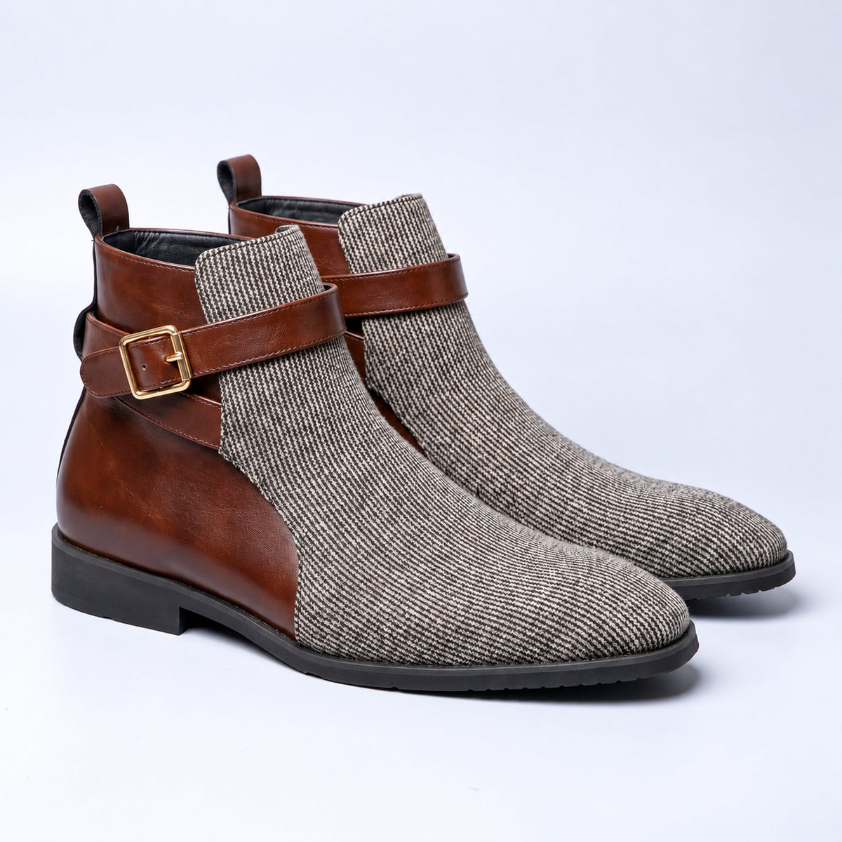 Bottines Lucano en Velours Côtelé