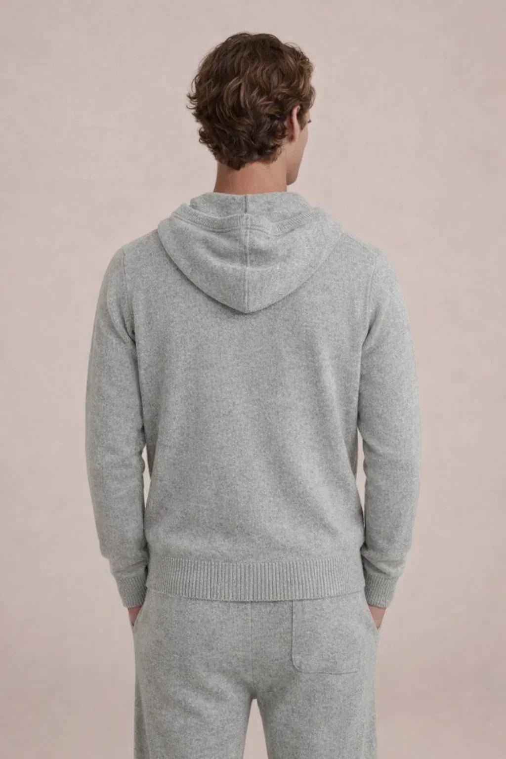 Ensemble Signature gris clair à capuche