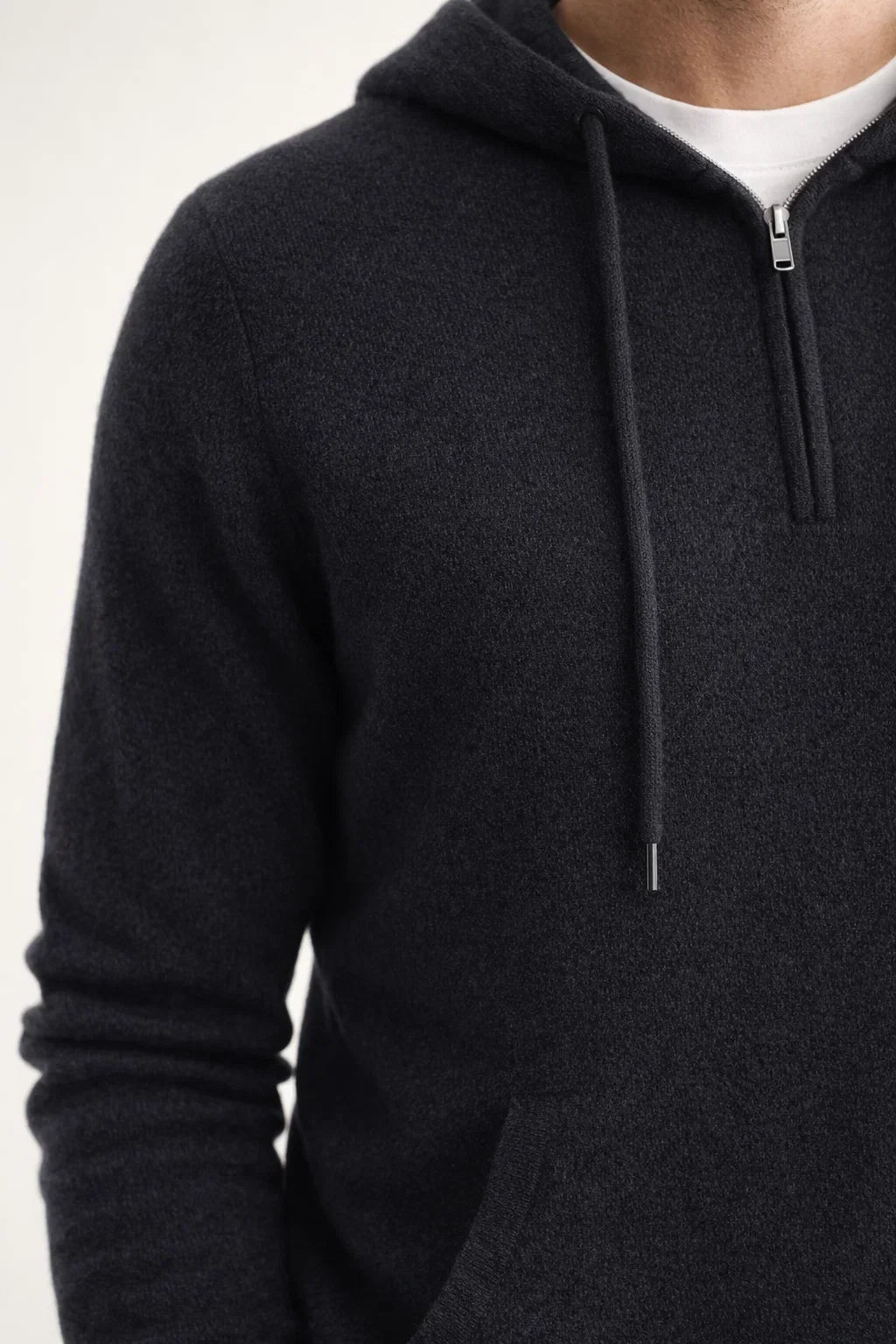Sweat à capuche zippé Elio City gris
