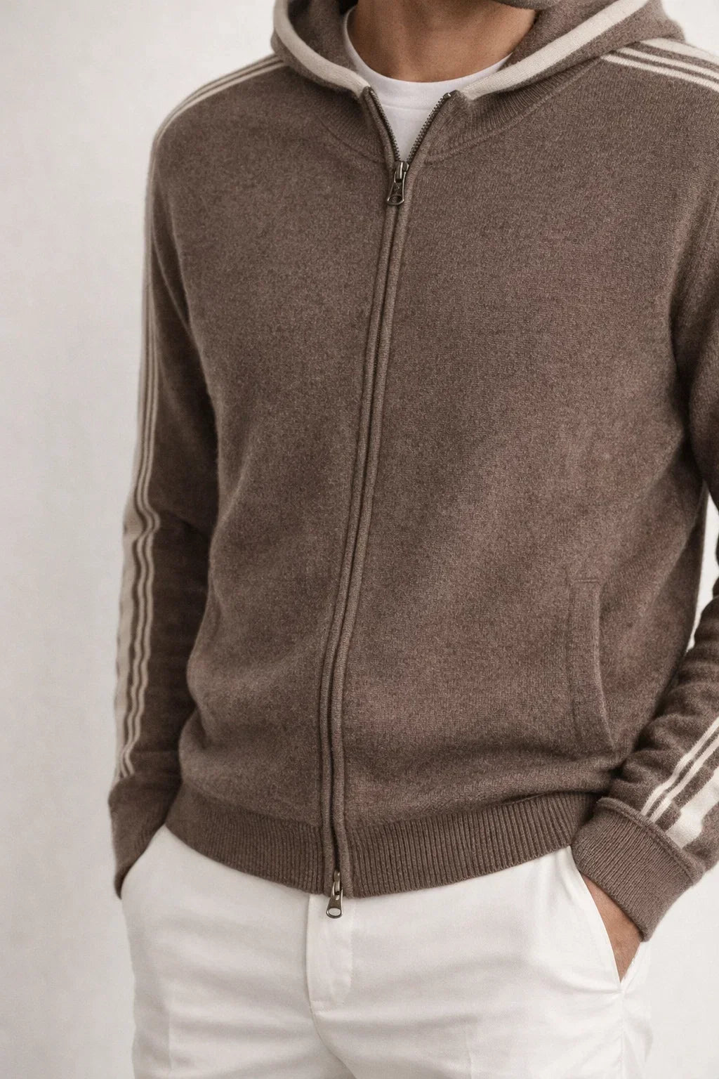 Alio marron zippé