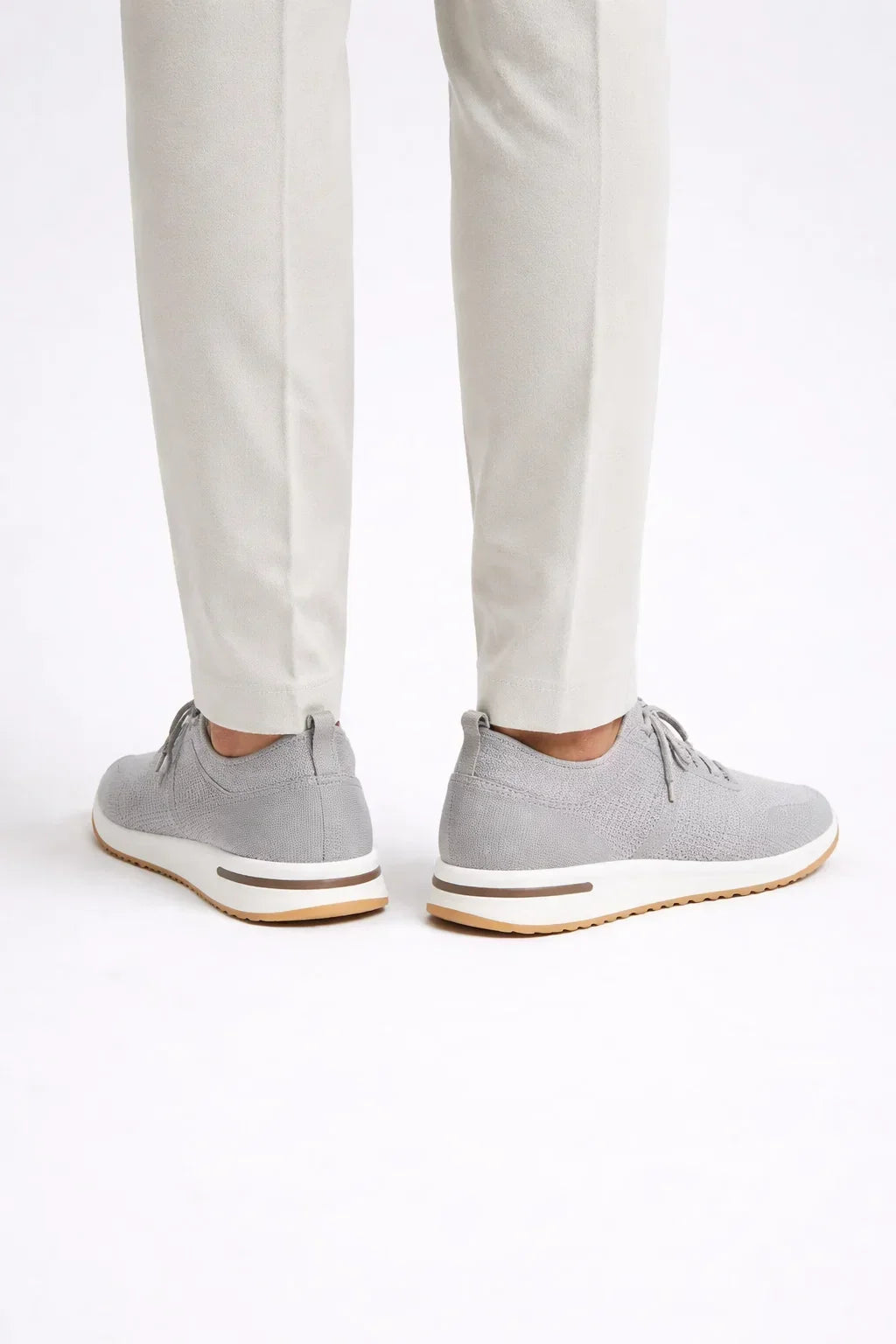 Basket légère en maille Active gris clair