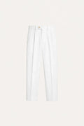 Pantalon élégant ivoire