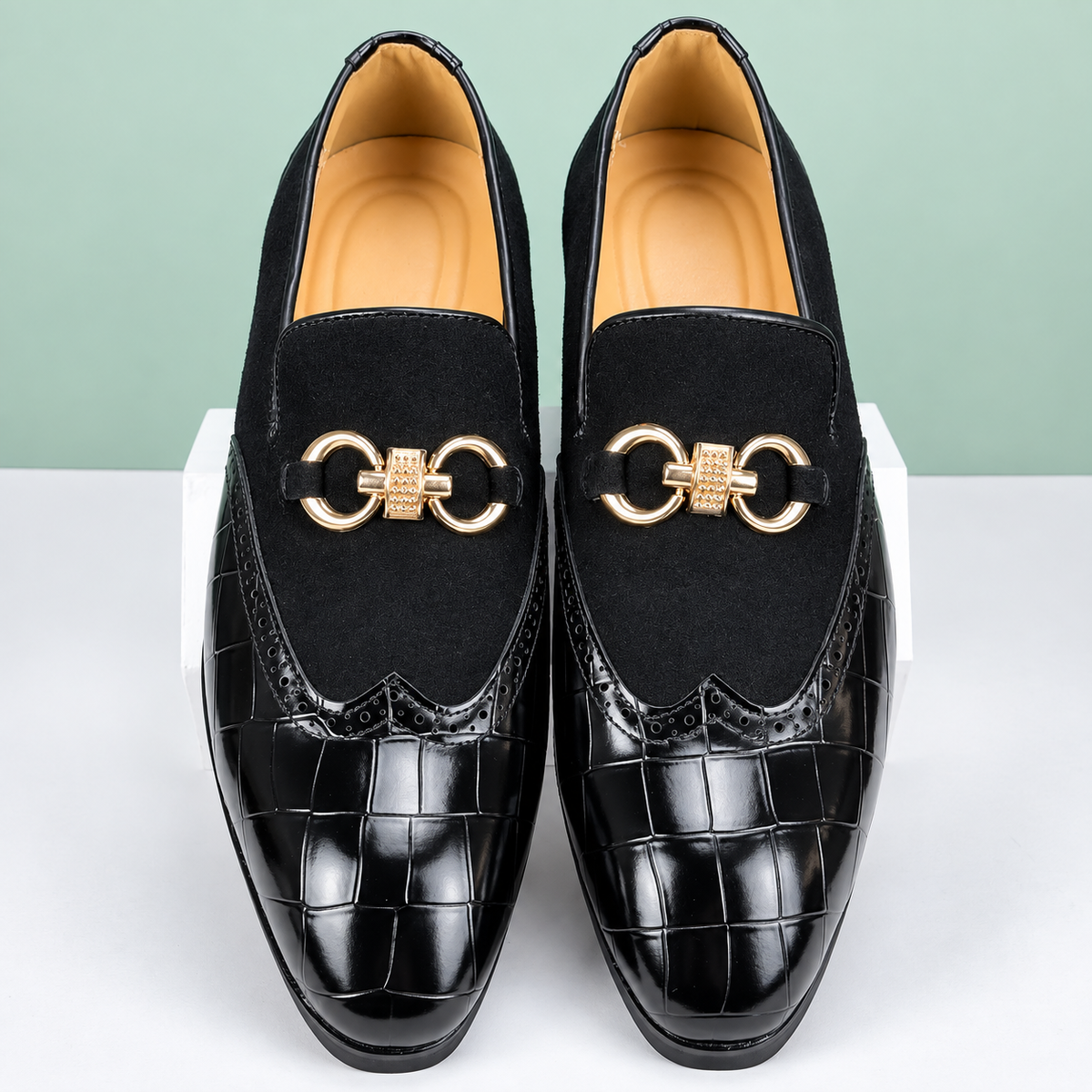 Valerio | Mocassins Élégants en Cuir et Daim