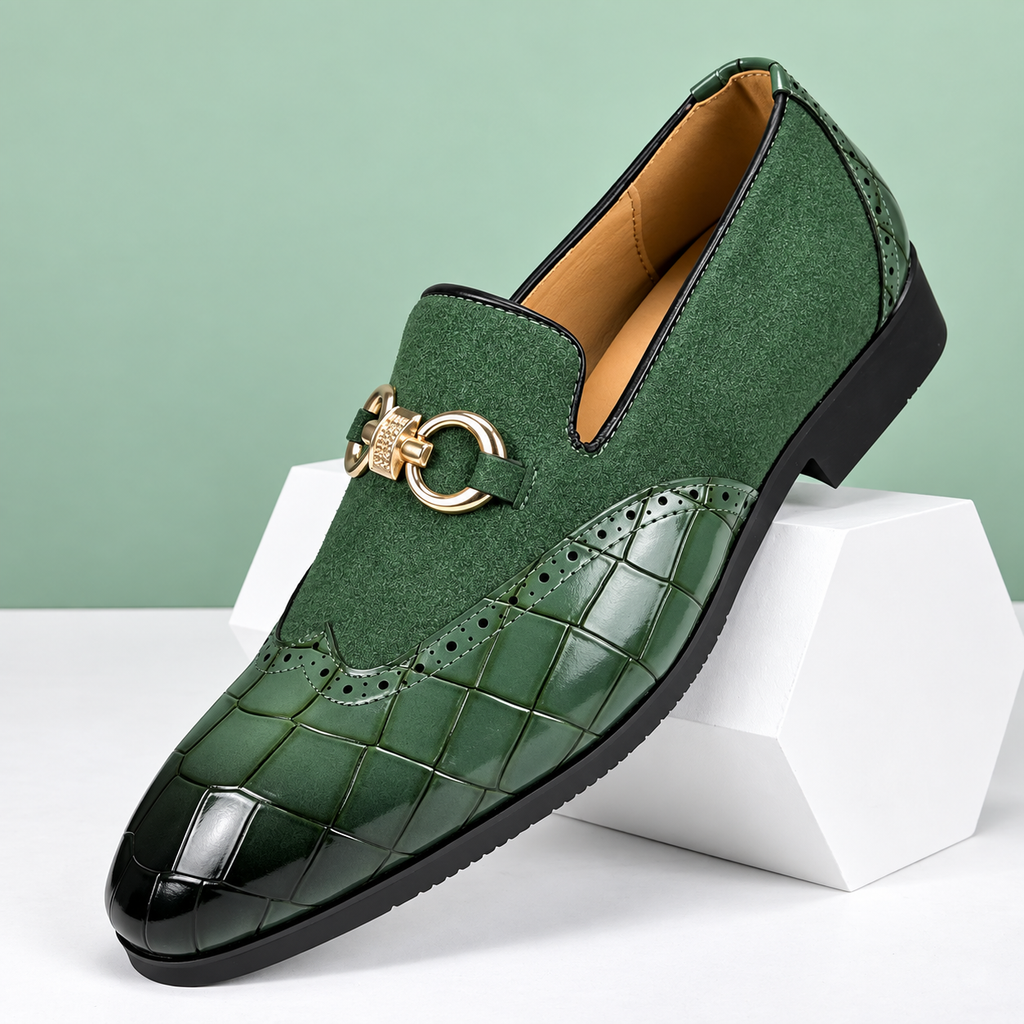 Valerio | Mocassins Élégants en Cuir et Daim