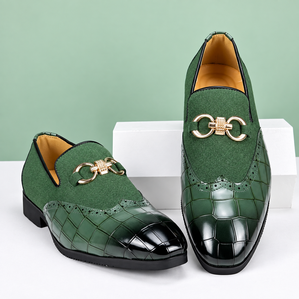 Valerio | Mocassins Élégants en Cuir et Daim