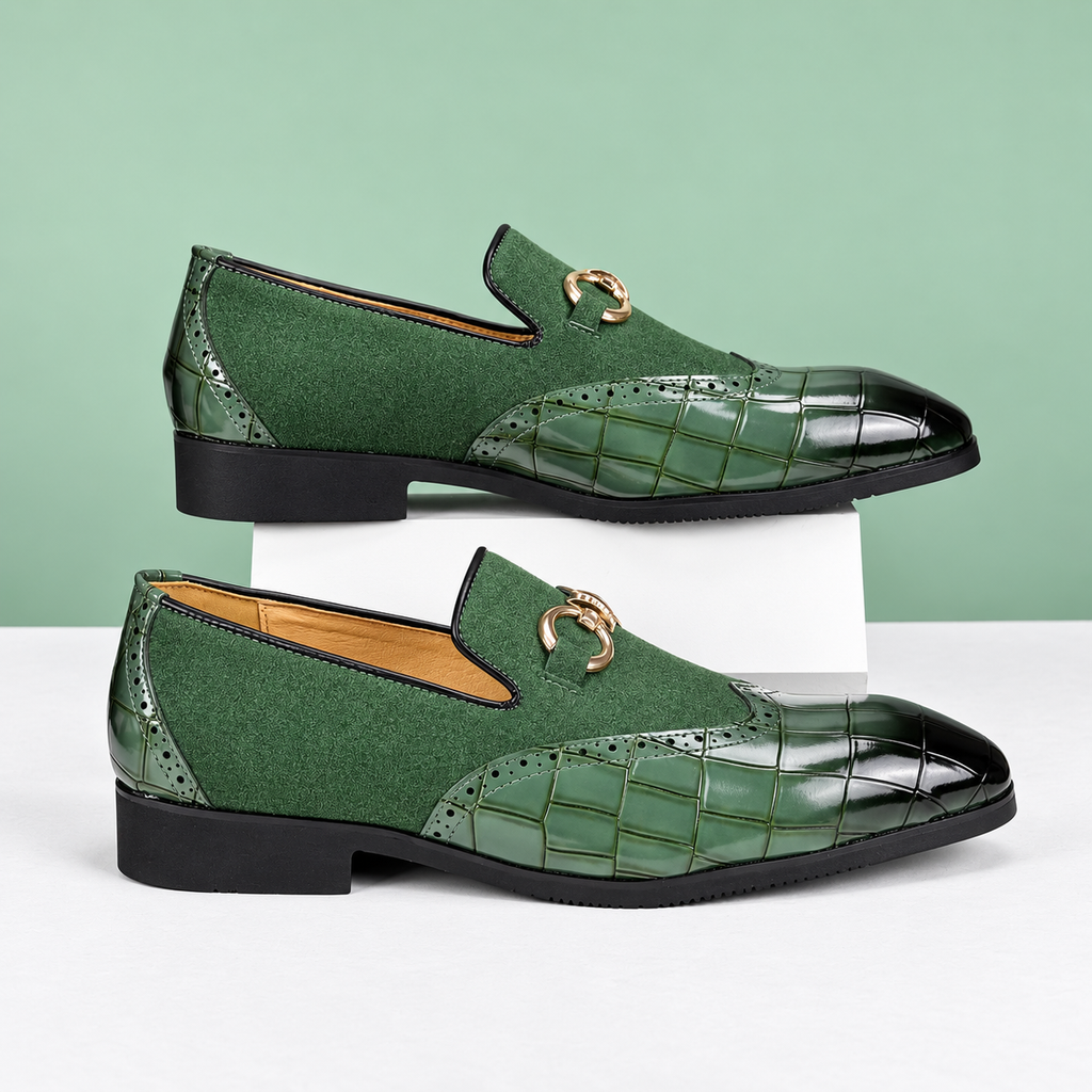 Valerio | Mocassins Élégants en Cuir et Daim