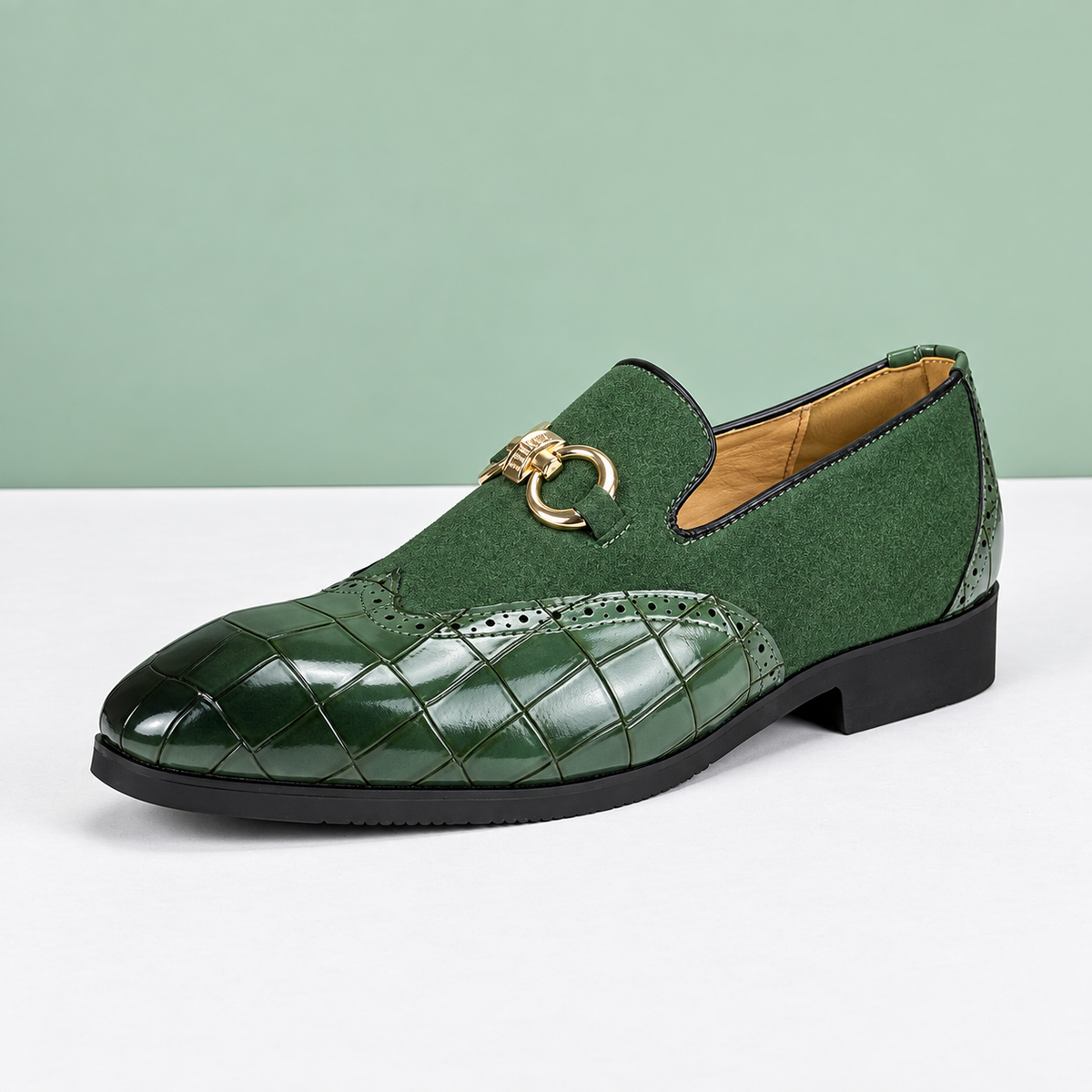 Valerio | Mocassins Élégants en Cuir et Daim