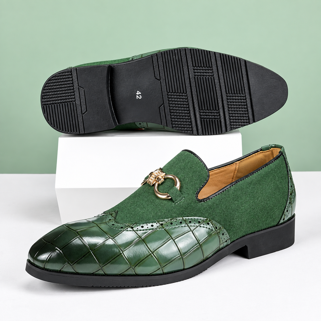 Valerio | Mocassins Élégants en Cuir et Daim