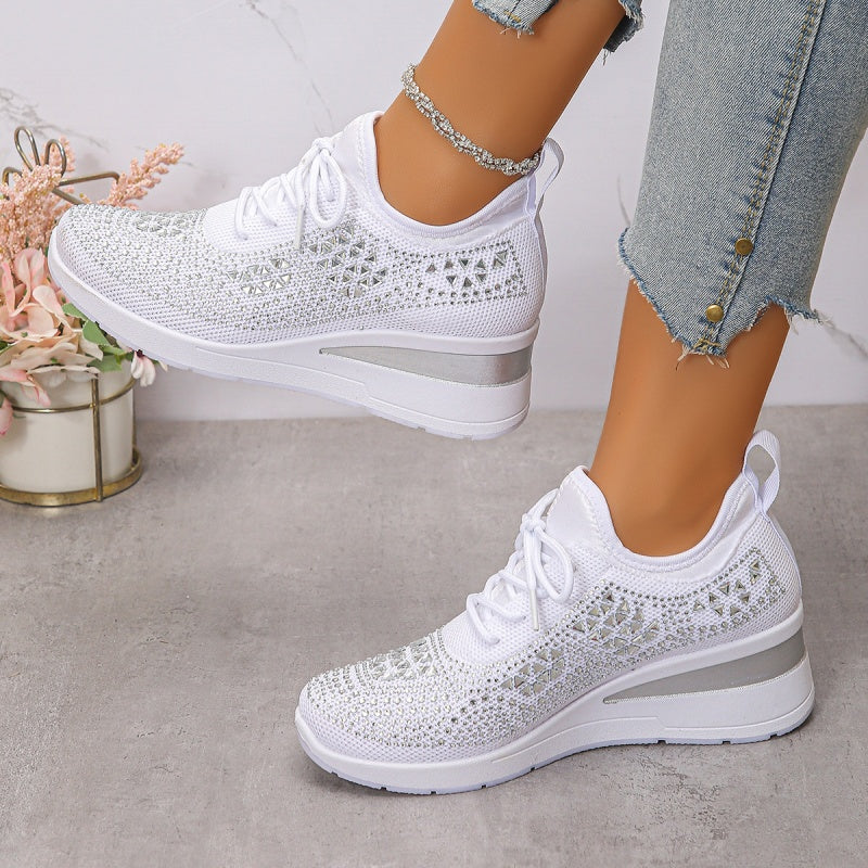 Rina | Baskets respirantes ornées de strass