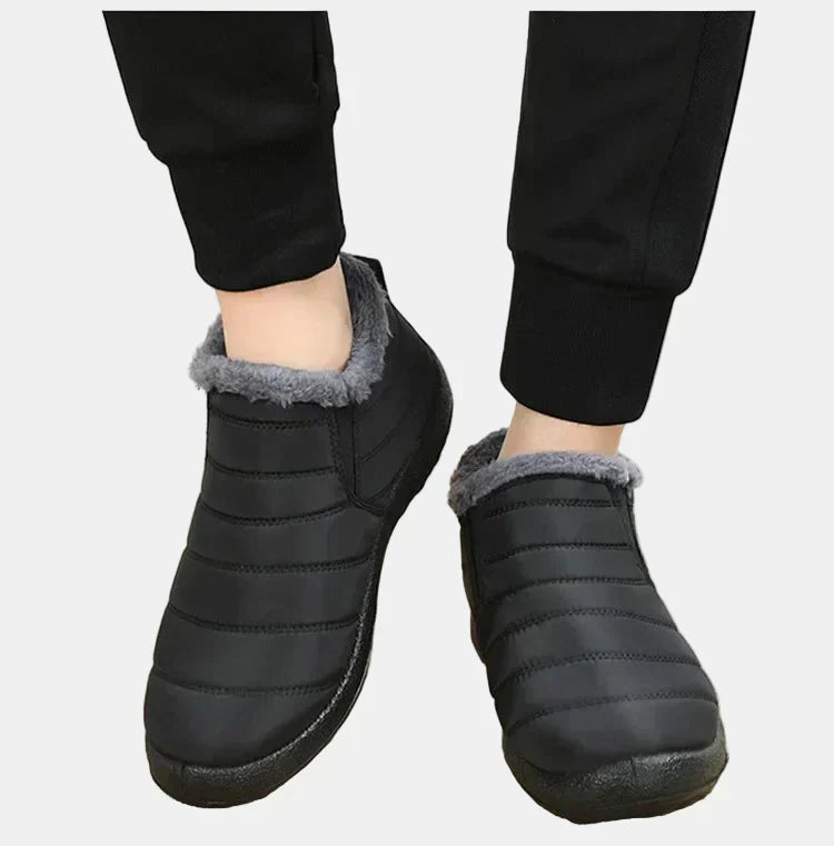 Waterproof Boots For Women | Quilted Fleece Lined Slip On Ankle